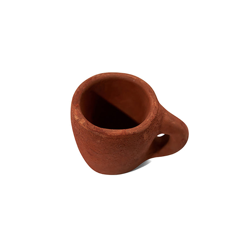 Banne earth clay mug from the top.