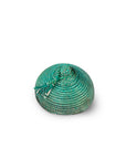 Tolani Basket | Hand-Coiled Grass Basket with Leather Trim